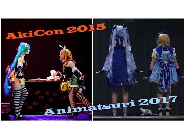 【saya scarlet&sunnydary】 akicon 2015 ☆ animatsuri 2017 defile